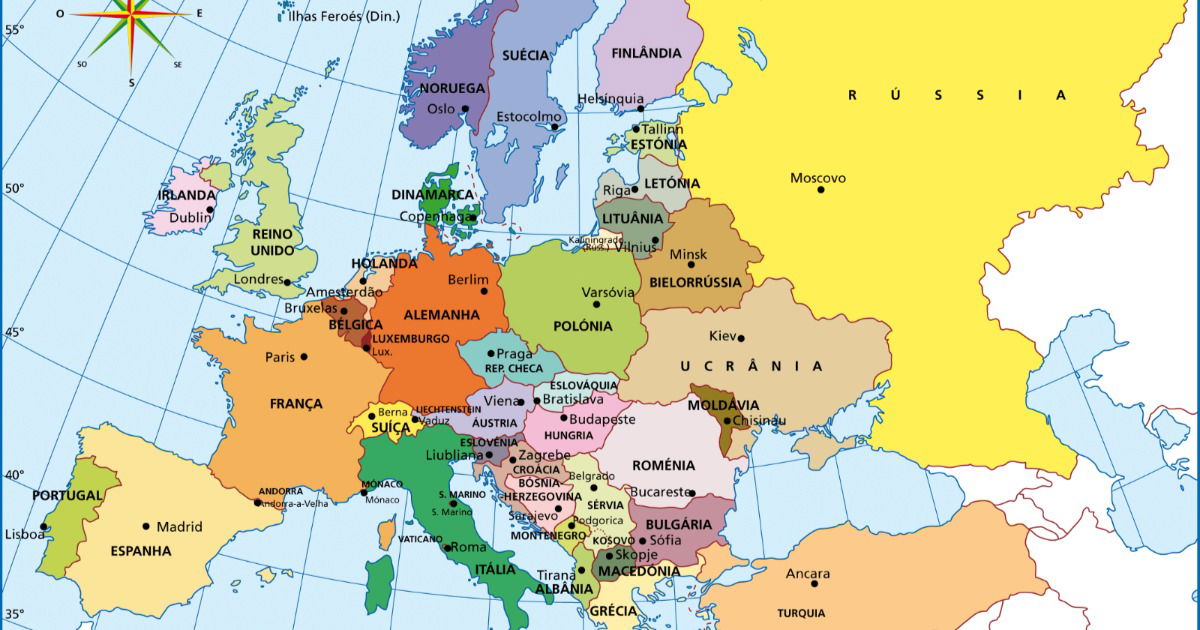Mapa da Europa